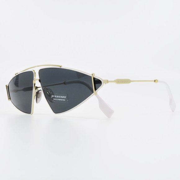 Burberry Other - Burberry BE3111 101787 Unisex Geometric White/Gold